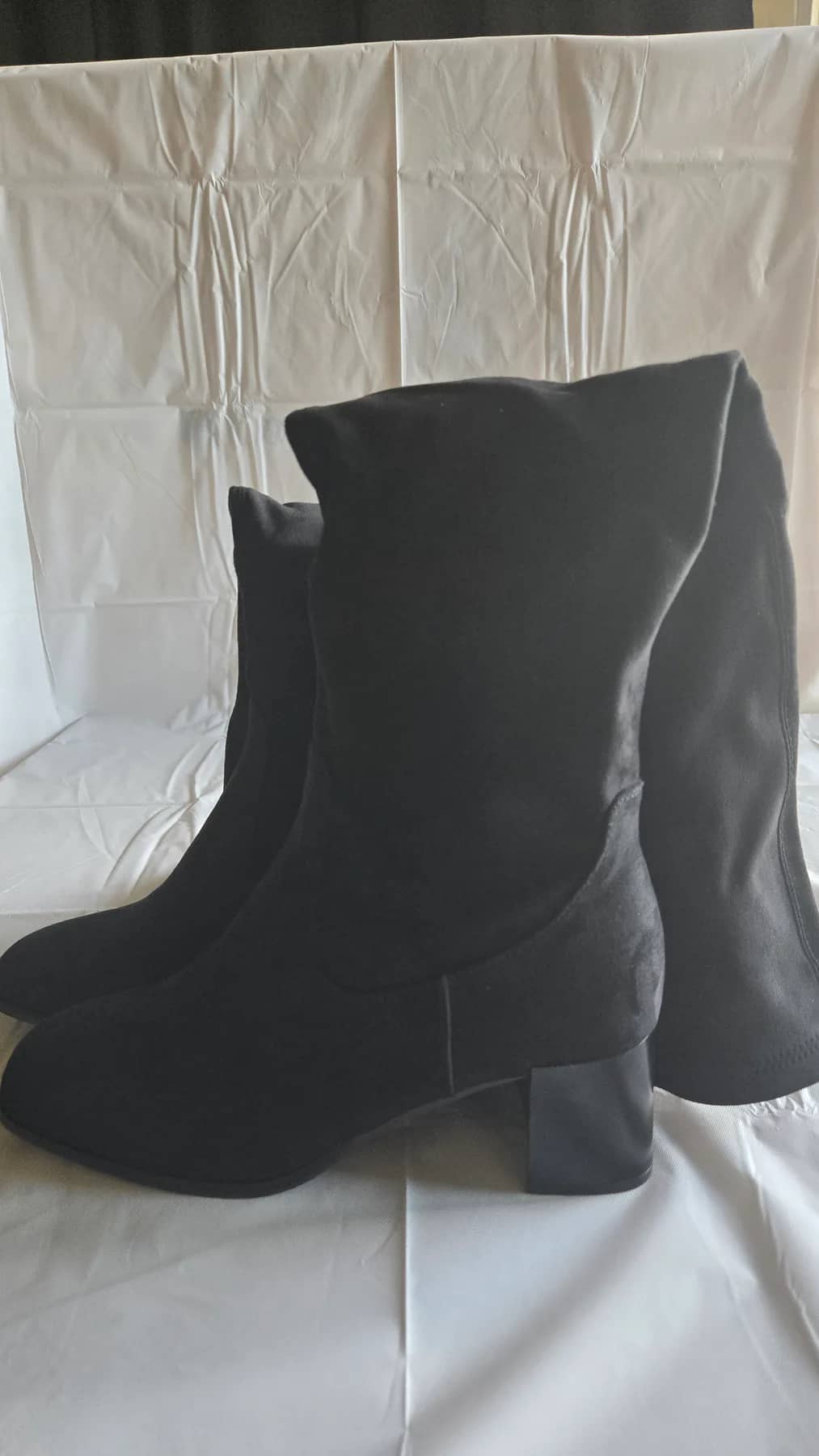 My Botega Cuissarde à talon de couleur noir avec fermeture - Cuissarde - vue 7