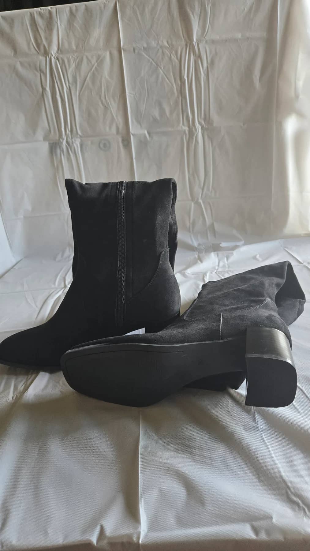 My Botega Cuissarde à talon de couleur noir avec fermeture - Cuissarde - vue 8