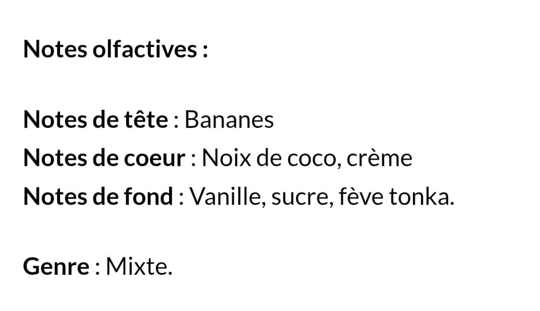 Eau de parfum banana bliss de paris corner, flacon en 100 ml, mixte – vue 3